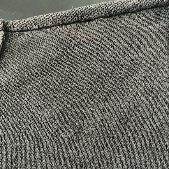 Free People Charcoal Knit Oversize Cardigan - Picture 3 of 5